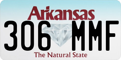 AR license plate 306MMF