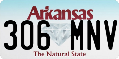 AR license plate 306MNV