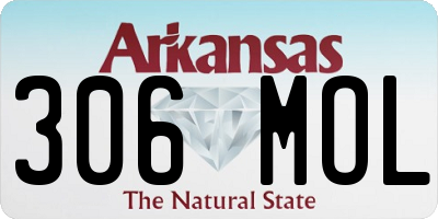 AR license plate 306MOL