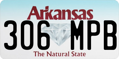 AR license plate 306MPB