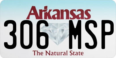 AR license plate 306MSP
