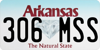 AR license plate 306MSS