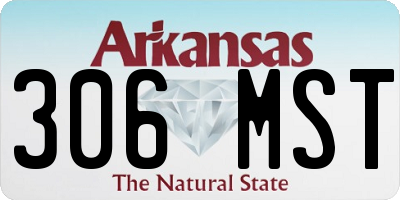 AR license plate 306MST