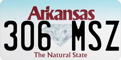 AR license plate 306MSZ