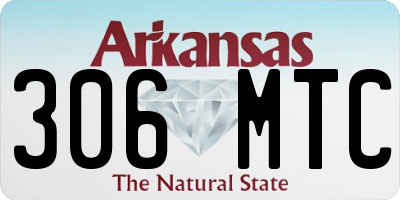 AR license plate 306MTC