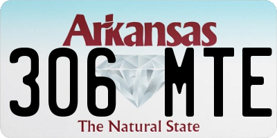 AR license plate 306MTE