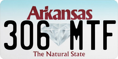 AR license plate 306MTF