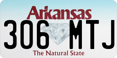 AR license plate 306MTJ