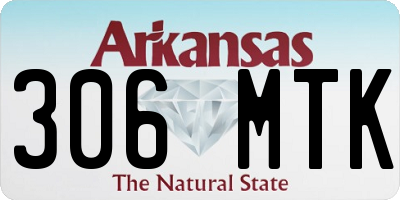 AR license plate 306MTK