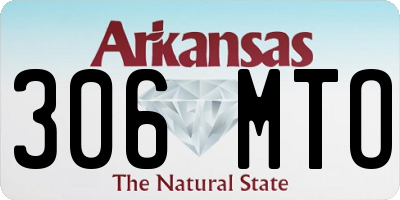 AR license plate 306MTO