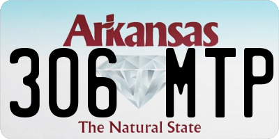 AR license plate 306MTP
