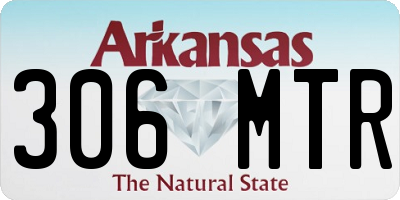 AR license plate 306MTR