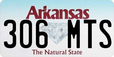 AR license plate 306MTS