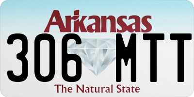 AR license plate 306MTT