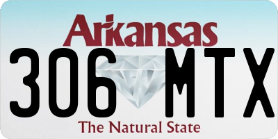 AR license plate 306MTX