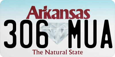 AR license plate 306MUA