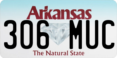 AR license plate 306MUC