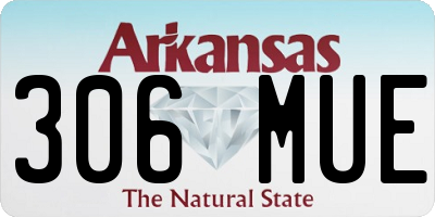 AR license plate 306MUE