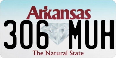 AR license plate 306MUH