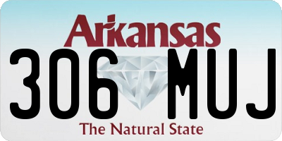 AR license plate 306MUJ