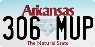 AR license plate 306MUP