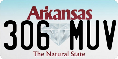 AR license plate 306MUV