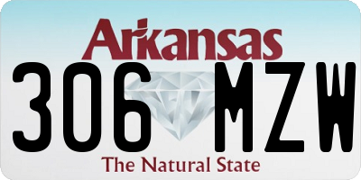 AR license plate 306MZW