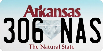AR license plate 306NAS