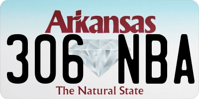 AR license plate 306NBA