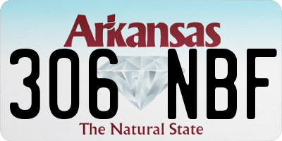 AR license plate 306NBF