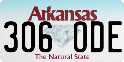 AR license plate 306ODE