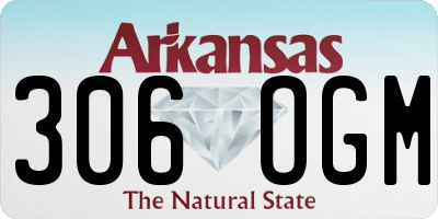 AR license plate 306OGM