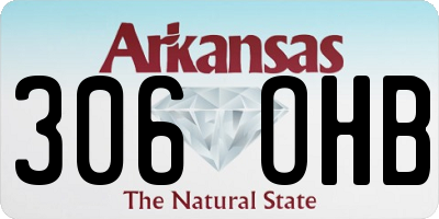 AR license plate 306OHB