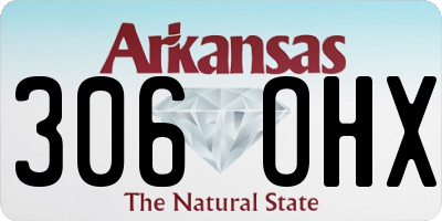 AR license plate 306OHX