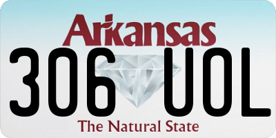 AR license plate 306UOL