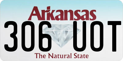 AR license plate 306UOT