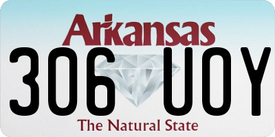 AR license plate 306UOY