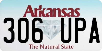 AR license plate 306UPA