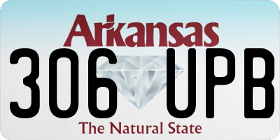 AR license plate 306UPB