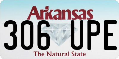 AR license plate 306UPE