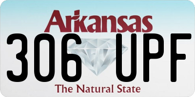 AR license plate 306UPF