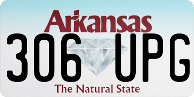AR license plate 306UPG
