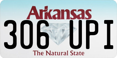 AR license plate 306UPI