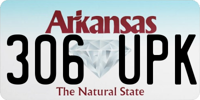 AR license plate 306UPK