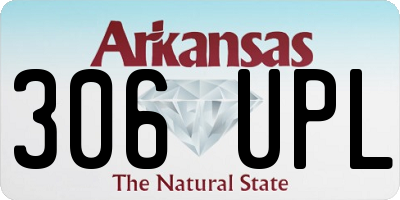 AR license plate 306UPL