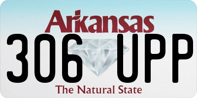AR license plate 306UPP