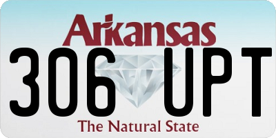 AR license plate 306UPT
