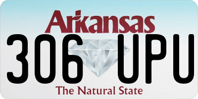 AR license plate 306UPU