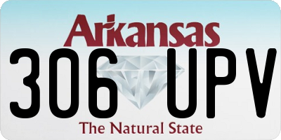 AR license plate 306UPV