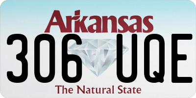 AR license plate 306UQE